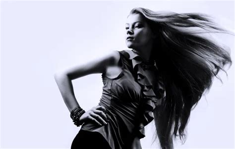 Wallpaper Greens Look Girl Smile Brunette Fabric Bracelet Long