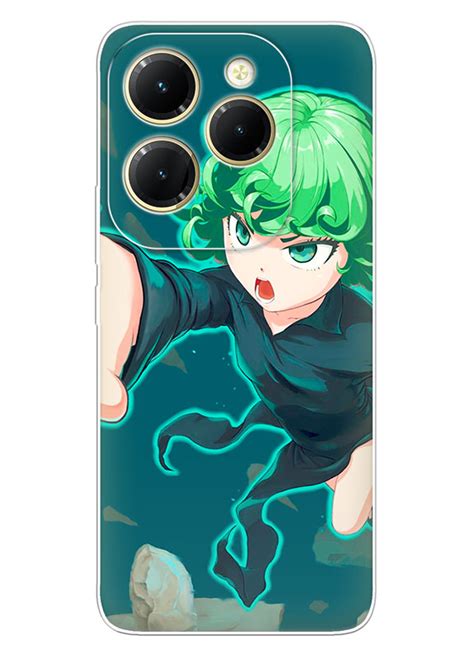 Infinix Hot чохол Ванпанчмен Людина одного удару One Punch Man Wanpanman Сайтама в атаці