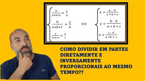 Divisão Em Partes Diretamente E Inversamente Proporcionais - Divisão Em Partes Direta E Inversamente Proporcionais - FDPLEARN