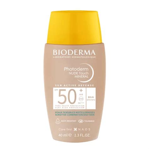 Bioderma Photoderm Nude Touch Mineral Brown SPF Ml Cosmetic Go