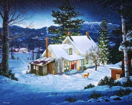 Pin By MoonKat On Peaceful Places Art Winter Painting Winter