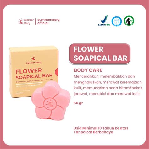 Jual Flower Soapical Bar Gr Summer Story Sabun Brightening Kulit