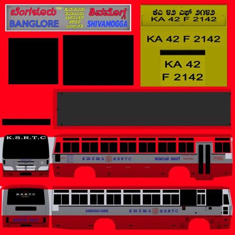 Bussid Ksrtc Karnataka Suvarna Bus Livery Artofit