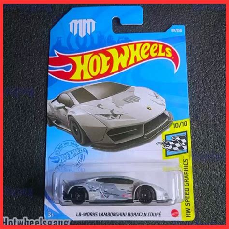 Hot Wheel Lb Works Lamborghini Huracan Coupe Lbwk Hotwheels Collections Lb Works Lambo Grey Car