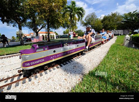 Naples Florida Train Depot Collier County Museum Stock Photo - Alamy