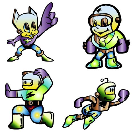 Cartoons Tiny Heroes 5 Free Stock Photo - Public Domain Pictures