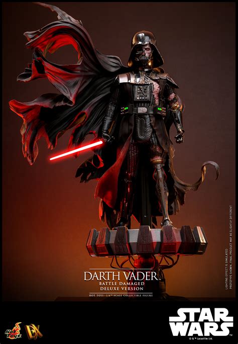 Hot Toys Darth Vader Battle Damaged Deluxe Version Sixth Scale Figures Mintinbox