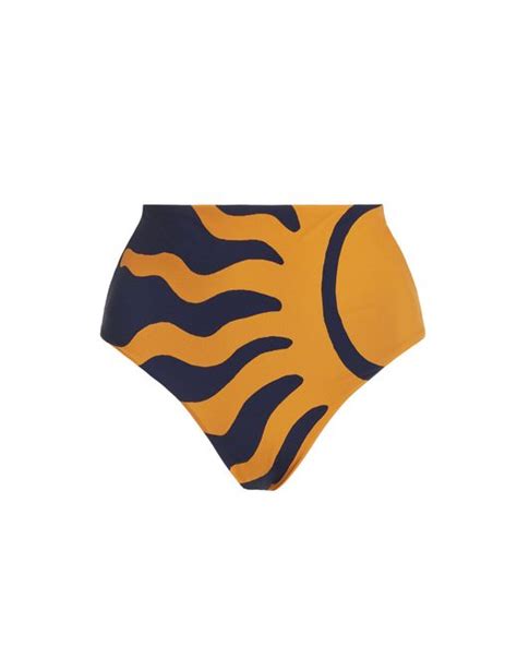 Cala De La Cruz Elisa Bikini Bottom In White Lyst