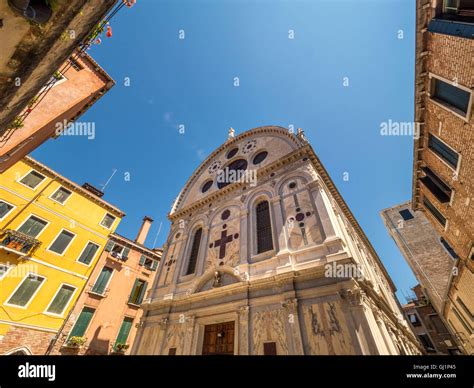 Santa Maria Dei Miracole The Marble Church Stock Photo Alamy