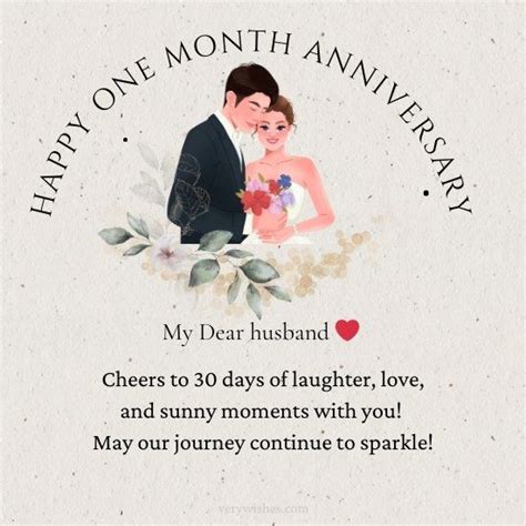 Happy One Month Anniversary Wishes For Husband Very Wishes In