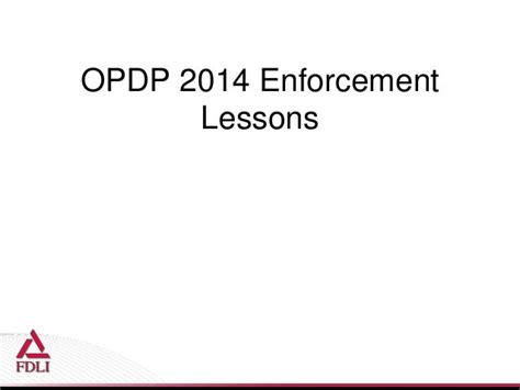 Phillycookes 2014 Opdp Enforcement Lessons