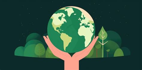 Premium Photo An Illustration Of Human Hands Holding The Planet Earth