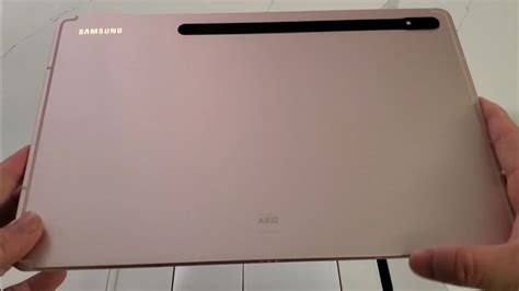 Unboxing Of Samsung Galaxy Tab S8 Pink Gold Color Youtube