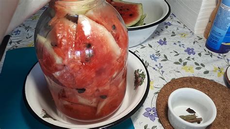 КОНСЕРВИРУЕМ АРБУЗЫ очень вкусно!!!! - YouTube