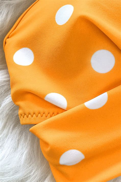 Bikini Set Mit Polka Dot Und High Waist Cupshe Deutschland