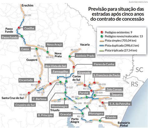 Plano de concessão prevê triplicação de trechos das RSs 239 e 240 veja