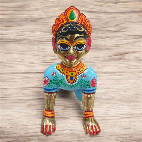 baal radha rani ji  crown shringar idol ashtadhatu