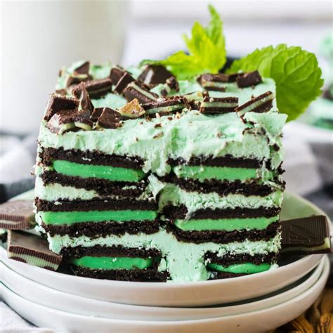 Mint Chocolate Icebox Cake Balancing Motherhood