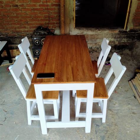 jual meja makan minimalis setmeja   kursimeja cafe meja