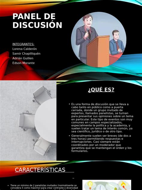 Panel De Discusión Características Y Ejemplos Pdf