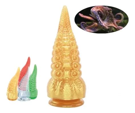 Consolador Dildo Colorido Realista Anal Vaginal Suave Pulpo Meses Sin