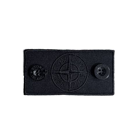 Купить Патч - Stone Island / Стон Айленд + 2 пуговицы - Black Ghost ...