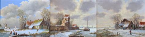 Omringd Door De Gouden Eeuw Winterschilderijen