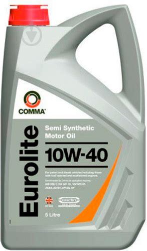 ᐉ Моторное масло COMMA EUROLITE 10W-40 5 л (EUROLITE 10W40 5L) • Купить ...
