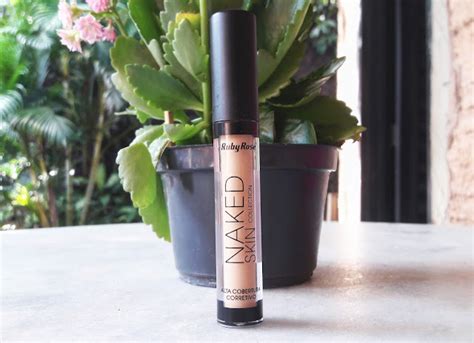 Corretivo Liquido De Alta Cobertura Ruby Rose Naked Skin Oi Nega