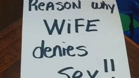 Man Shares Huge List Of Reasons His Wife Gives For Not Having Sex With Him But Everyones