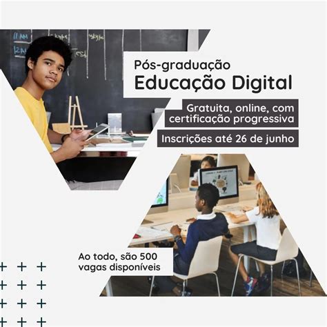 Inscri Es Abertas Para P S Gradua O Em Educa O Digital Instituto