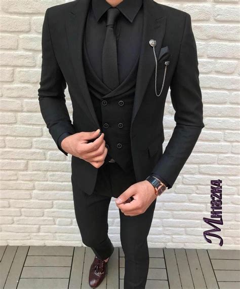 Hafsabaybayangiyim Black Suit Men Wedding Suits Men All Black Suit