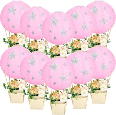 Amazon Sets Baby Shower Hot Air Balloon Table Centerpieces For