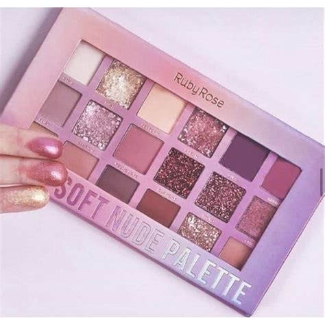 Paleta Soft Nude Ruby Rose Shopee Brasil