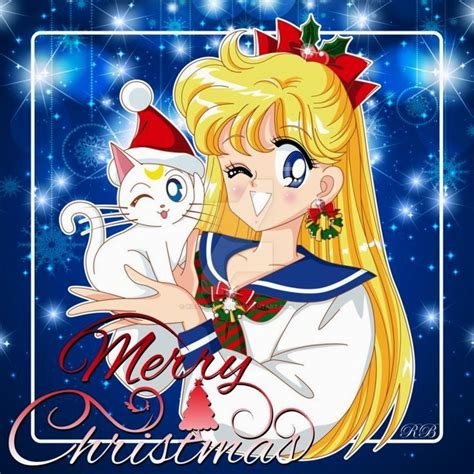Pin On Sailor Moon Merry Chrismas