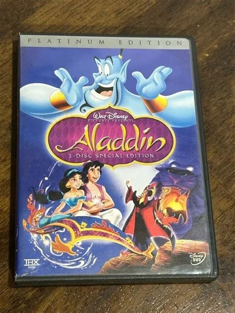 Aladdin Dvd 2004 2 Disc Set Platinum Edition Walt Disney Sl04 850