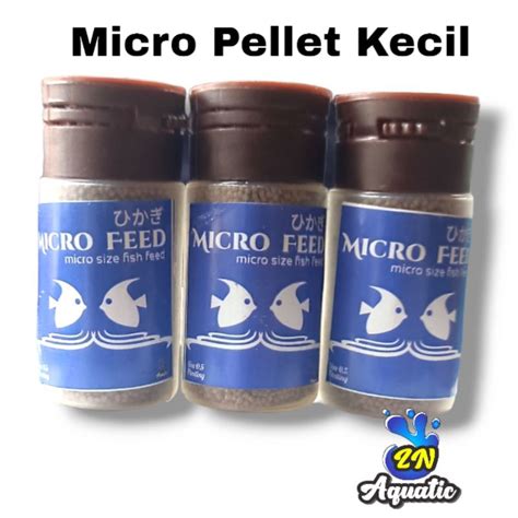 Jual Micro Pellet Kemasan Botol Ml Full Pakan Ikan Hias Guppy Tetra