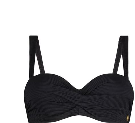 Ten Cate Twisted Bikini Top Black Stripe Maat B Zwart Bol