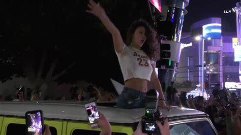 LAKERS FAN FLASHES CROWD Celebratory Nudity Nude Video On YouTube