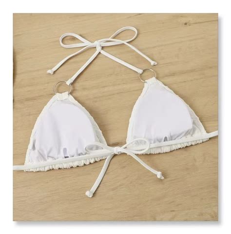 New Arrive Women Sexy Solid Color Bikini Three Piece Lace Up Swimsuit Buy Solid Color Bikini