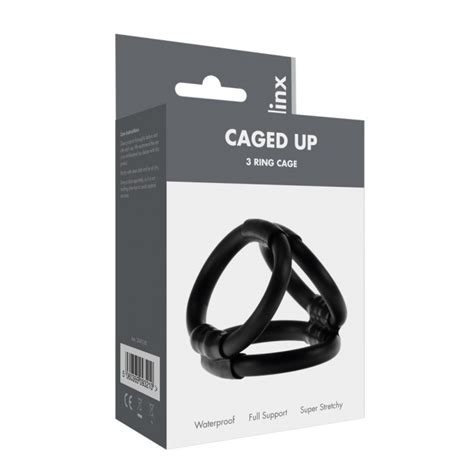 Linx Caged Up Cock Cage Black Online Sex Shop Sex Toys