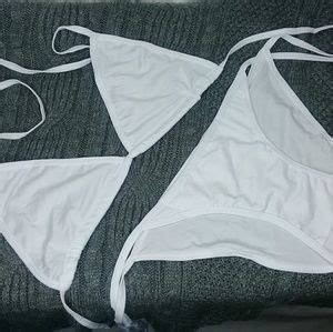 Swim New Black Or White String Bikini Poshmark