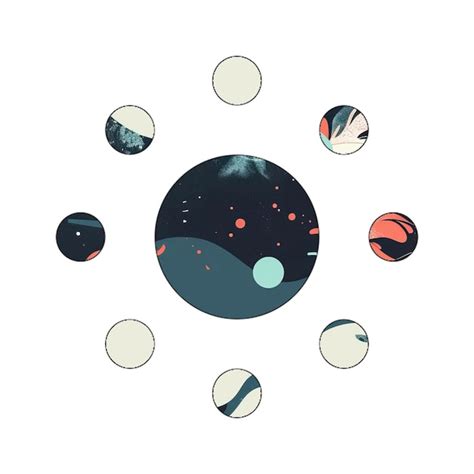 premium photo image icons brightness  complex illustration background