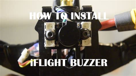 How To Install Buzzer On Fpv Drone Frame Iflight Buzzer V Loud Fpv