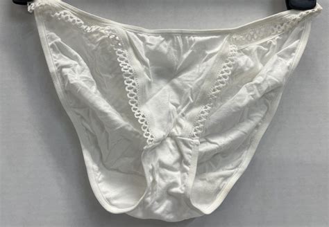 Vintage Vanity Fair String Bikini White Panty Style 1 Gem