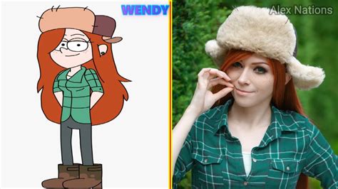 Gravity Falls Real Life All Characters Youtube