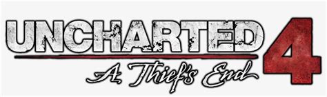 A Thief S End Uncharted 4 Logo Png Transparent PNG 1240x341 Free