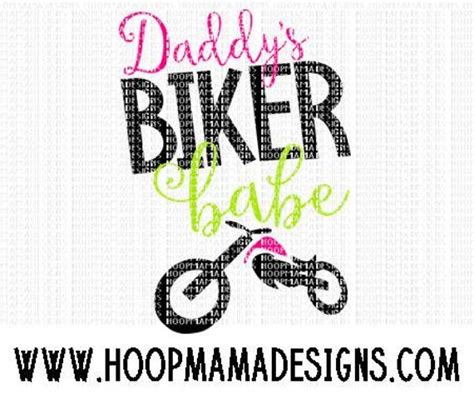 Daddys Biker Babe SVG DXF EPS And Png Files For Cutting