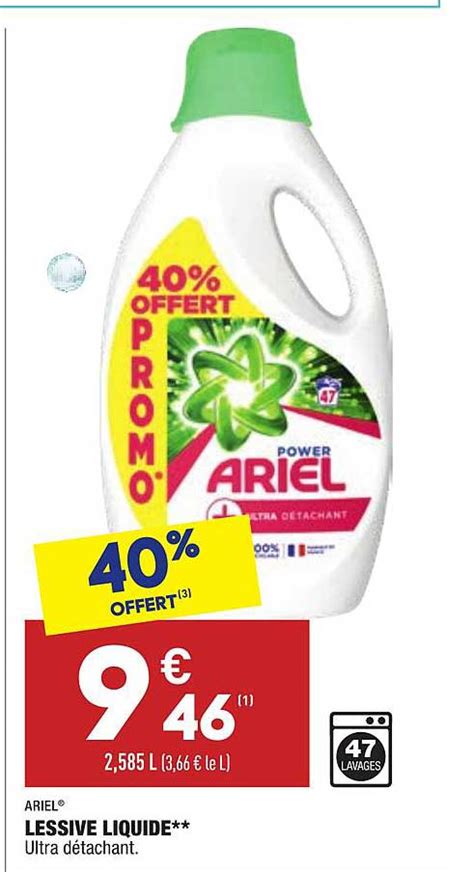 Promo Lessive Liquide Ariel Chez Aldi Icatalogue Fr