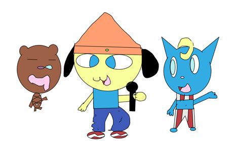 Parappa Katy Cat And Pj Berri By Cliveisawesome225 On Deviantart